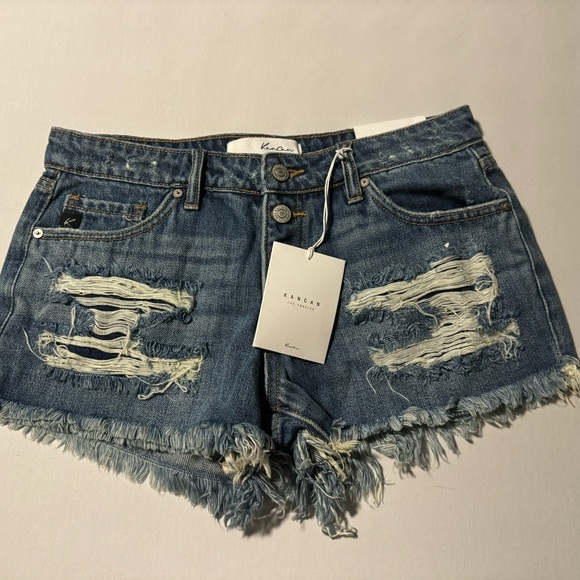 Small Kancan distressed shorts - Picture 1 of 2